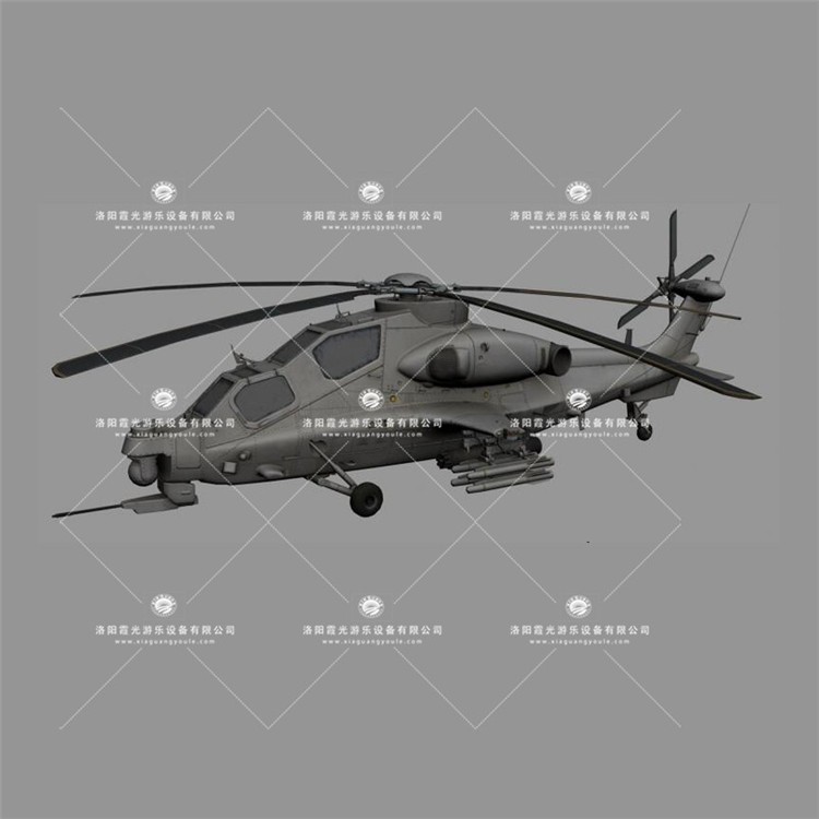 南丰武装直升机3D模型